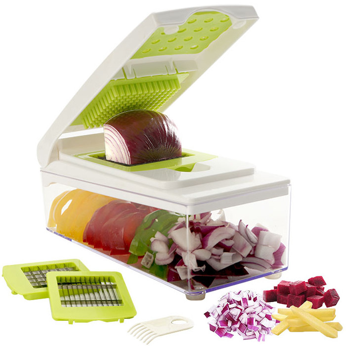 Kitchen Accessory Hand Manual Garlic Onion Shredder Chopper Cutter Commercial Slicer Vegetable Dicer