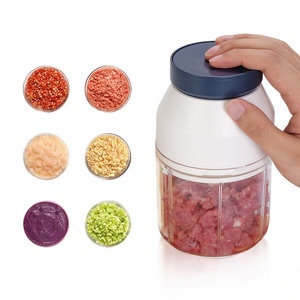 Powerful Wireless Electric Food Grinder Portable Vegetable Chopper Cutter Blender Electric Garlic Press Masher