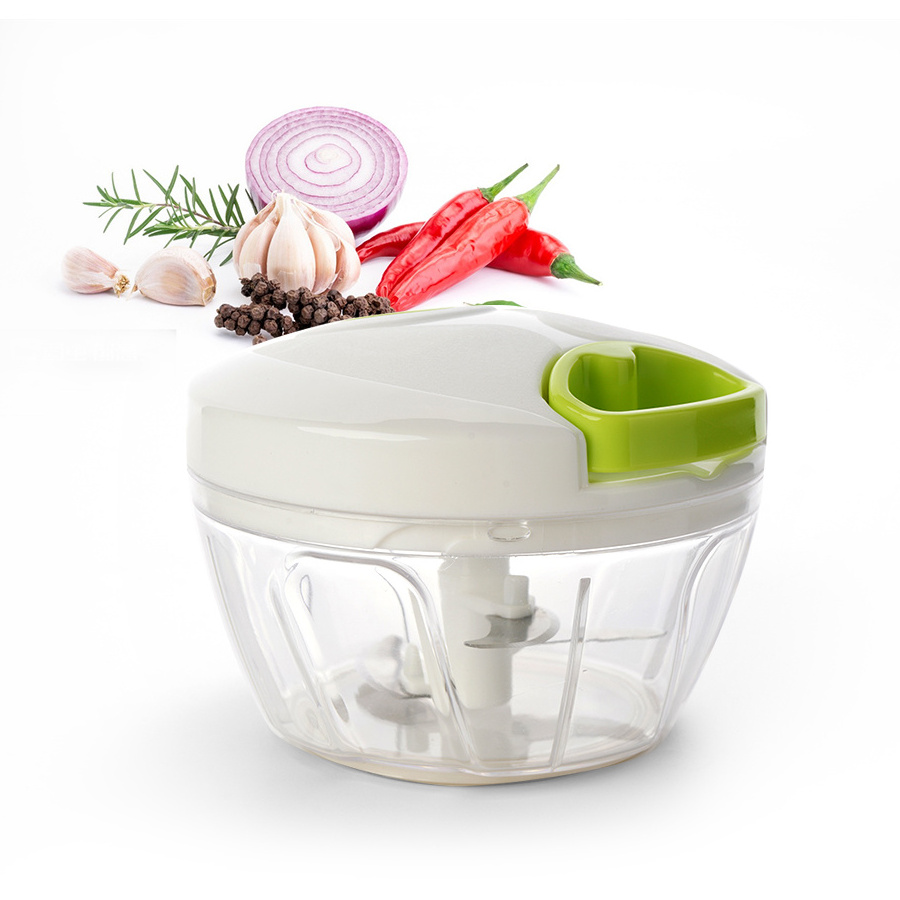 Kitchen Accessories Mini Manual Vegetable Fruit Garlic Blender Garlic Cutter Ginger Onion Meat Shredder Hand Pull Chopper