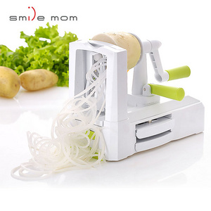 Wholesale Kitchen 5 Blade Vegetable Spiralizer, Spiral Slicer - Zucchini Spaghetti Pasta Maker, Veggie Spiralizer