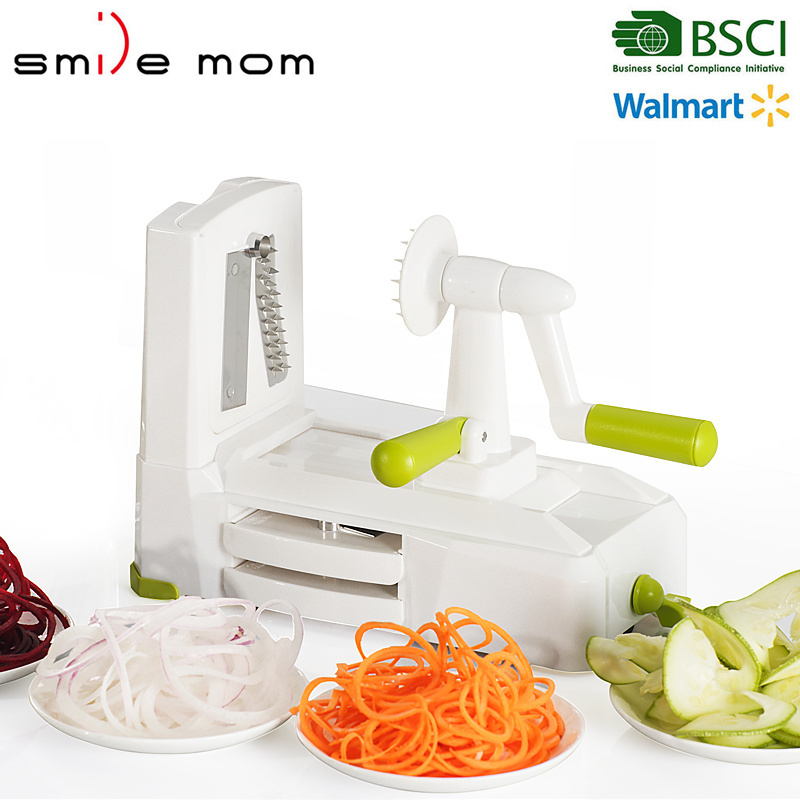 Wholesale Kitchen 5 Blade Vegetable Spiralizer, Spiral Slicer - Zucchini Spaghetti Pasta Maker, Veggie Spiralizer