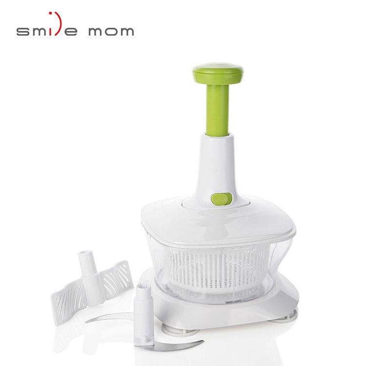 Multifunction easy-to-use salad spinner mini manual food chopper vegetable mixer dryer