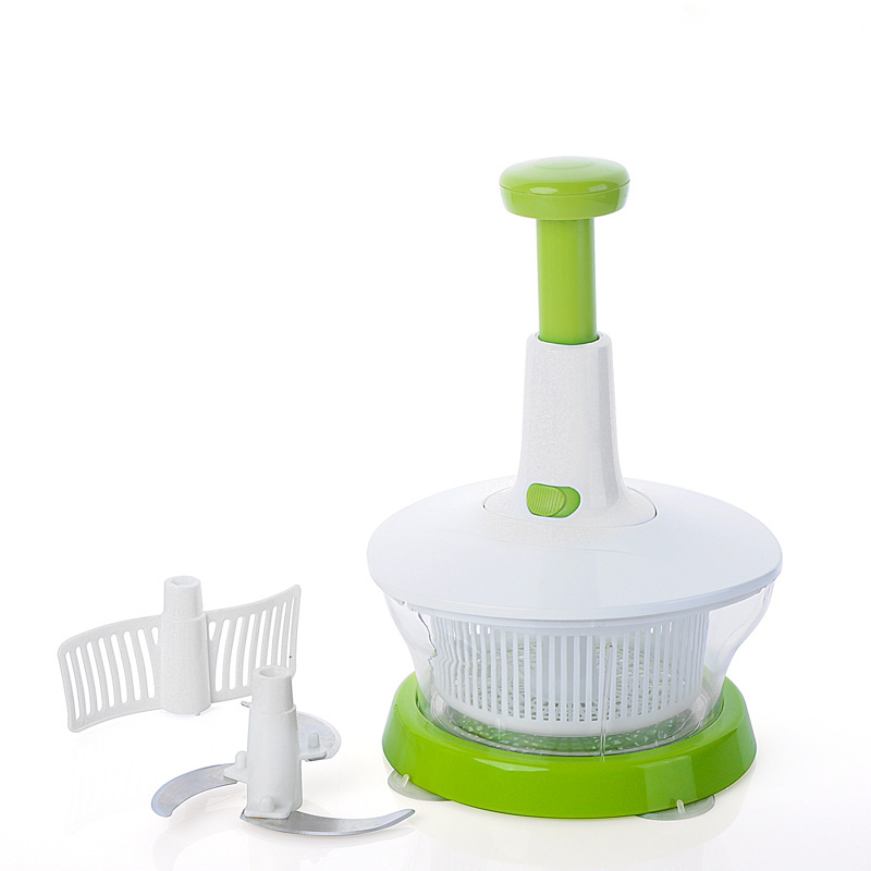 Multifunction easy-to-use salad spinner mini manual food chopper vegetable mixer dryer