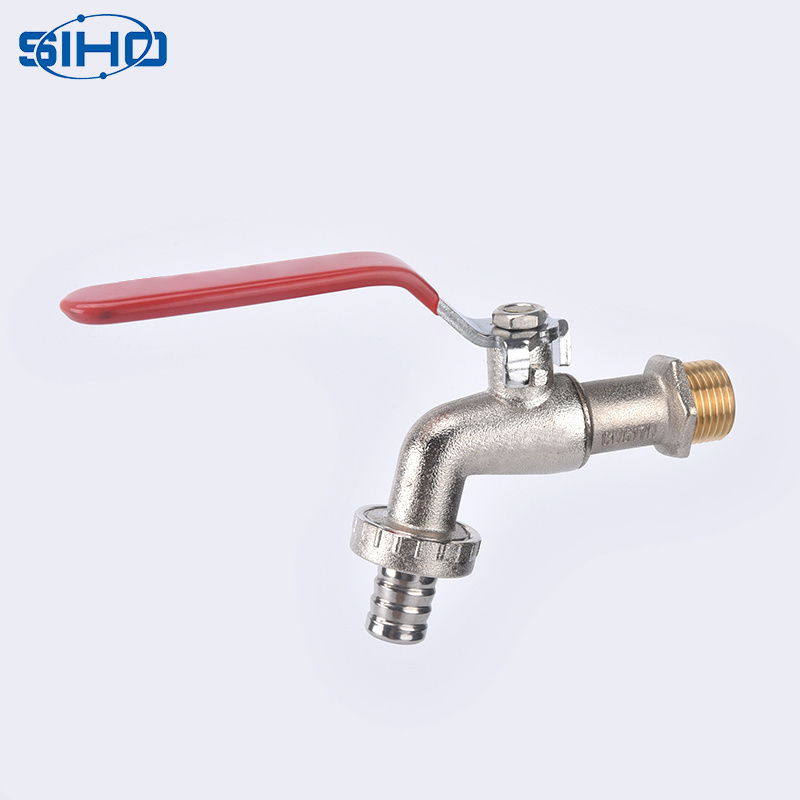 Chinese manufacturer brass bibcock valve  garden washing machine faucet