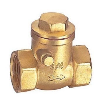 brass swing check valve