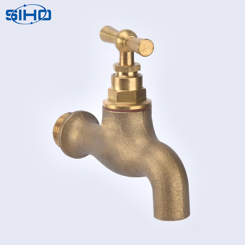 High quality  antique brass bibcock valve  washing machine faucet