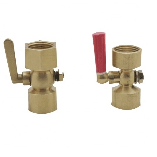 Plug Valve Factory Sell Hard Seal Brass Gas Standard Ball Valves,stop & Waste Valves Yellow Brass Color Manual General Shutoff