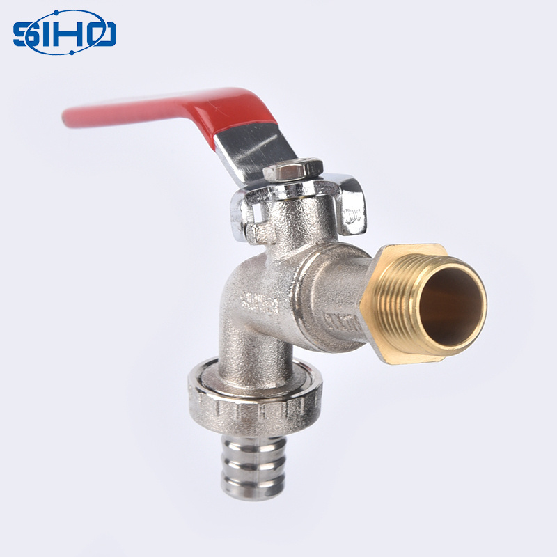 Chinese manufacturer brass bibcock valve  garden washing machine faucet