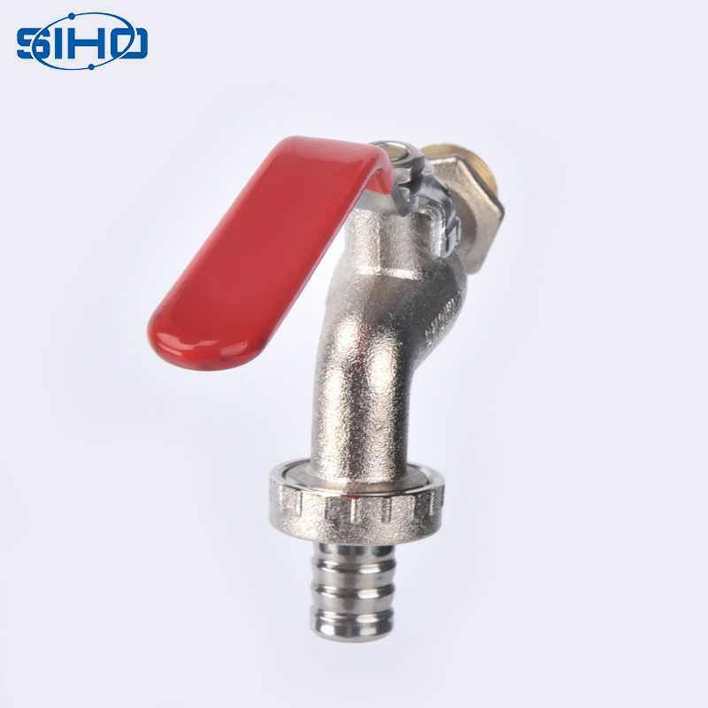 Chinese manufacturer brass bibcock valve  garden washing machine faucet