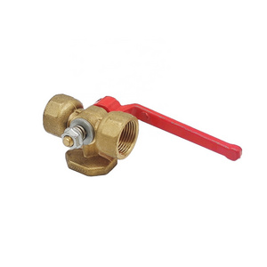 Plug Valve Factory Sell Hard Seal Brass Gas Standard Ball Valves,stop & Waste Valves Yellow Brass Color Manual General Shutoff