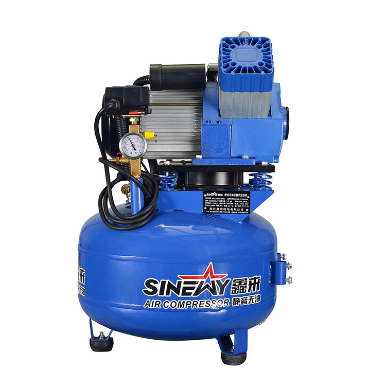 Sinewy China Top Supplier Competitive Price 220V 1.2Kw 50 Liter Mini Medical Dental Oil Free Air Compressor