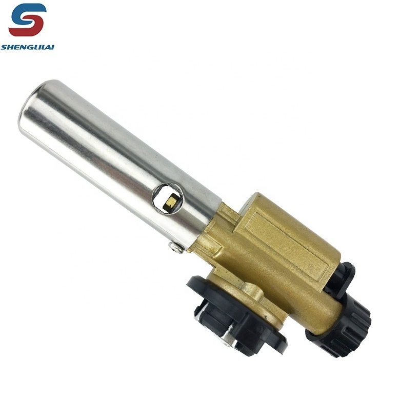 Portable  Burner Torch LighterElectronic Ignition for  outdoors Camping BBQ   Flame Welding torch