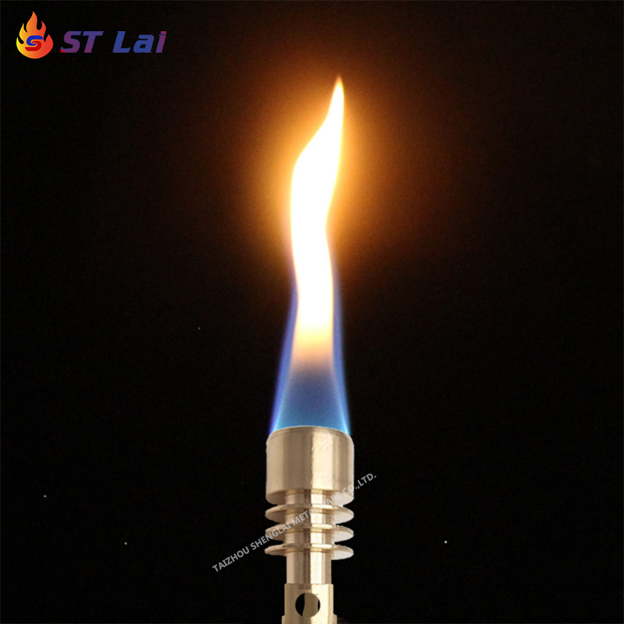 SLL 9008 Brass Lab Premium Bunsen Burner Butane Cartridge Torch Design  PortableTorch for Outdoor Camping or Lab