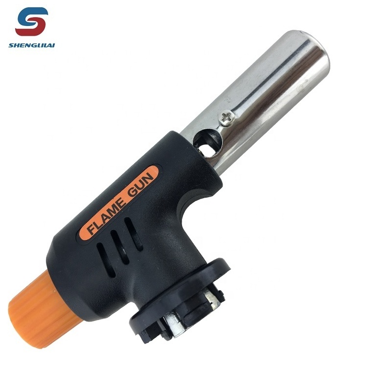 Gas torch lighter burner lighter jet flamethrower lighter house flame gun for BBQ Cooking tools