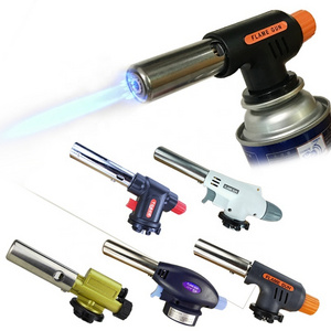 Gas torch lighter burner lighter jet flamethrower lighter house flame gun for BBQ Cooking tools