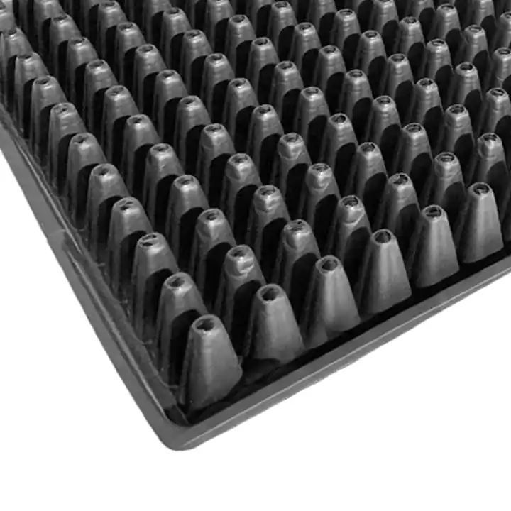 Eco Friendly Black Plant PS Plastic 288 Cells Seedling Plug Nursery Seed Starter Trays