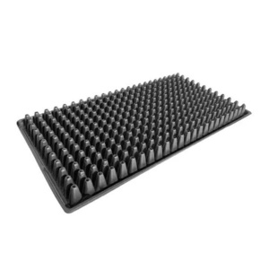 Eco Friendly Black Plant PS Plastic 288 Cells Seedling Plug Nursery Seed Starter Trays