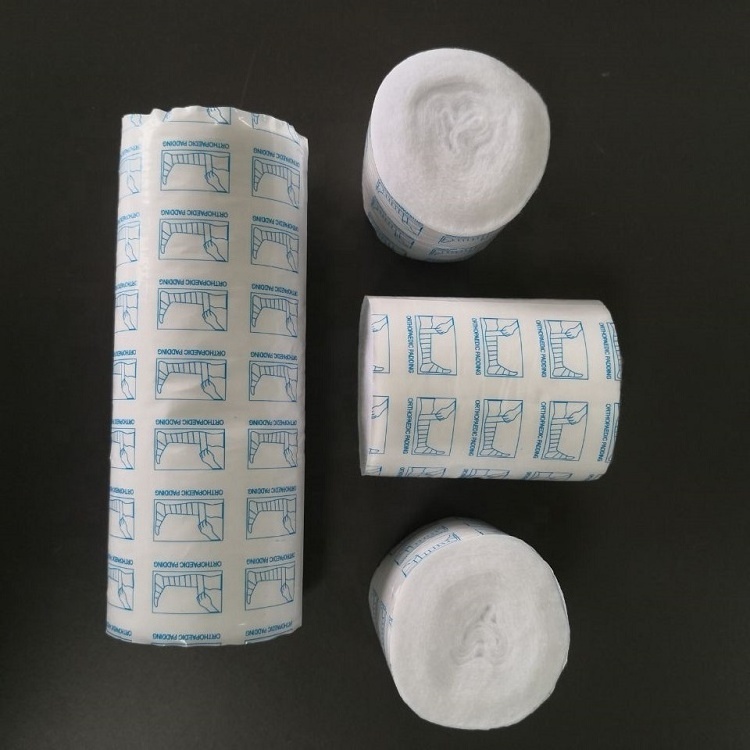 Disposable Consumables  Gypsum Plaster of Paris Bandage Rolls  ORTHOPAEDIC NATURAL COTTON WOOL