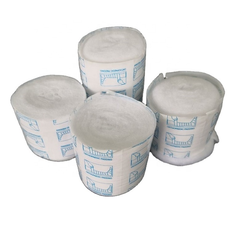 Disposable Consumables  Gypsum Plaster of Paris Bandage Rolls  ORTHOPAEDIC NATURAL COTTON WOOL