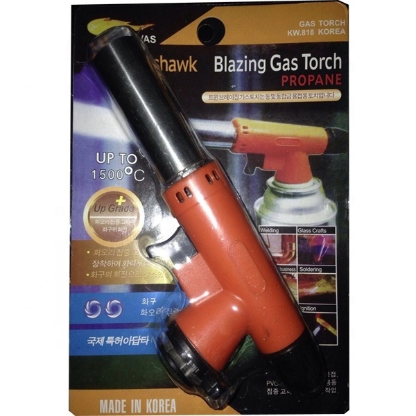 Butane gas blow torch portable welding torches flamethrower Flame spray gun for Barbecue