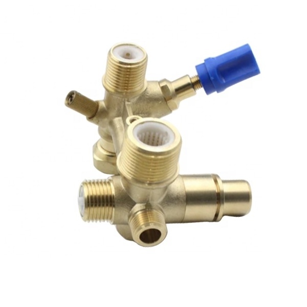 Brass gas electric heating furnace control valve