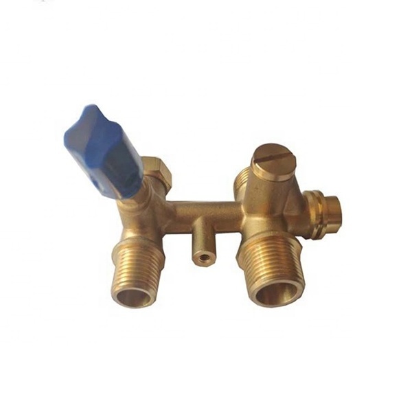 Brass gas electric heating furnace control valve