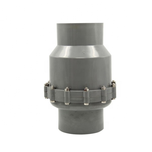 1inch UPVC non return flap swing check valve