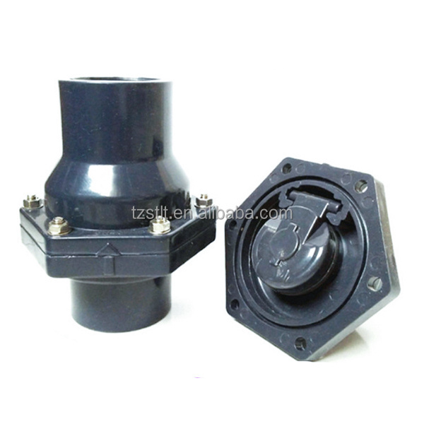 1inch UPVC non return flap swing check valve