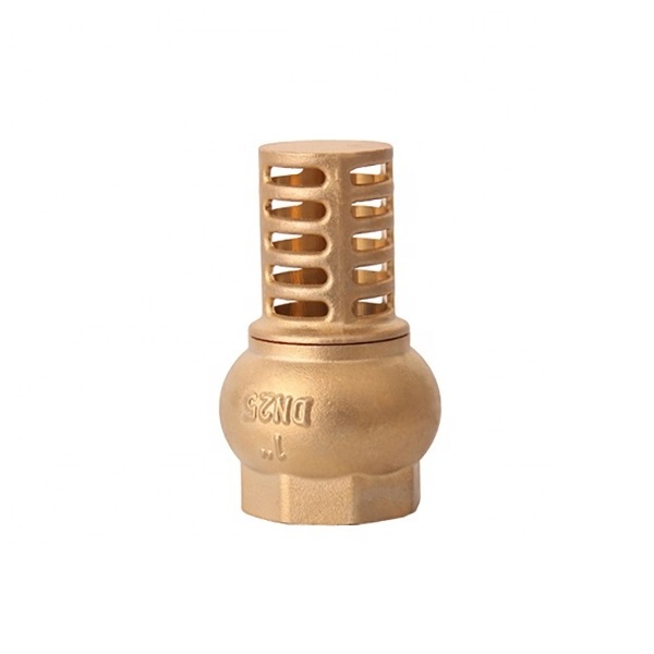 1/2 inch BSP NPT Brass Water Pump Foot Check Valve Brass bottom foot swing check valve