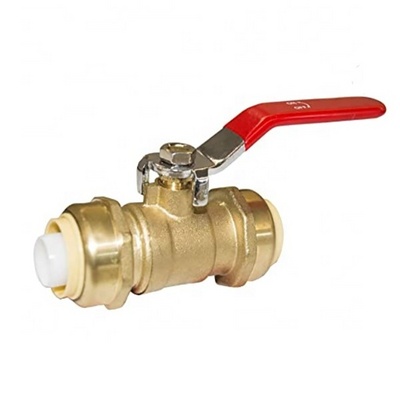 1/2inch 3/4inch 1inch Brass push FIT full port ball valves