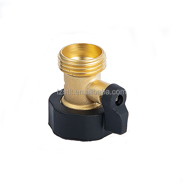 Brass 3/4inch garden Hose valve Garden brass one-way hose connector valve