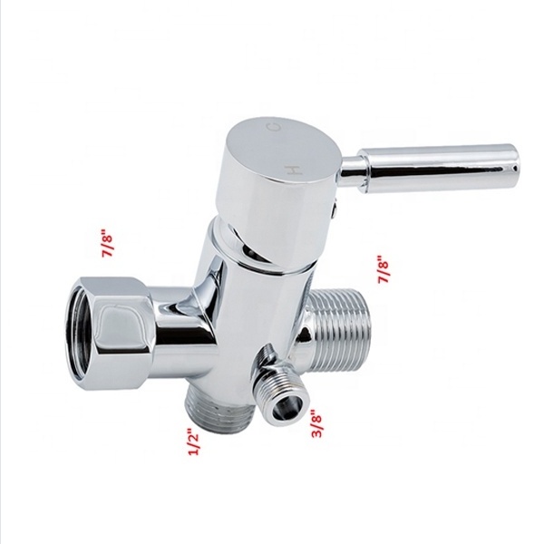 Toilet water stop 90 degree round handle quick open bathroom brass angle valve