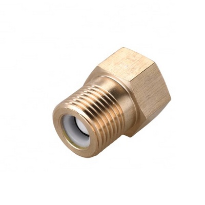 1/2" BSP NPT  Female X Male Thread One Way Non-return Valve Brass Check Valve