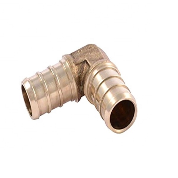 1/2inch PEX Elbow Brass Hose Nipple Male Thread Swivel Joint 90 Degree Elbow