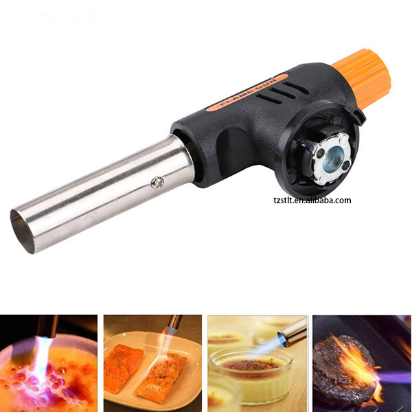 Butane gas blow torch portable welding torches flamethrower Flame spray gun for Barbecue