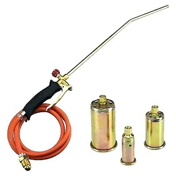 New Portable Propane Weed Torch Burner Fire Starter Ice Melter Melting w/Nozzles