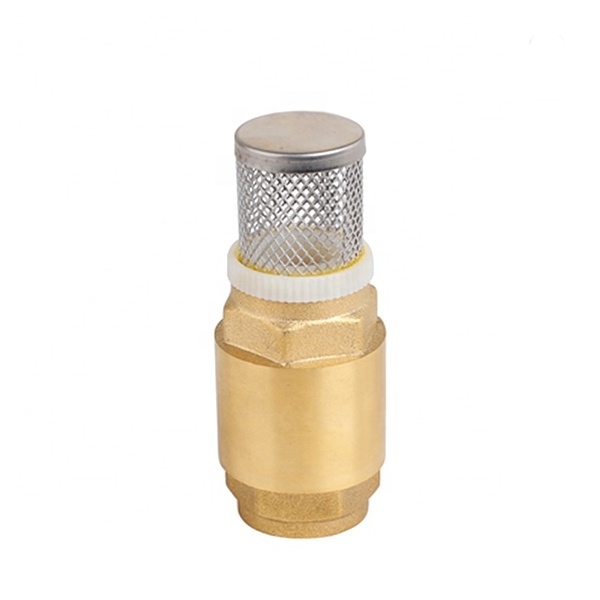 1/2inch Brass check valve with plastic filter vertical check valve