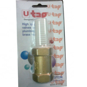 1/2inch Brass check valve with plastic filter vertical check valve