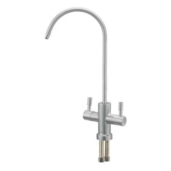 Dual Handle Wall Mount Faucets For Ro Water Filter Use