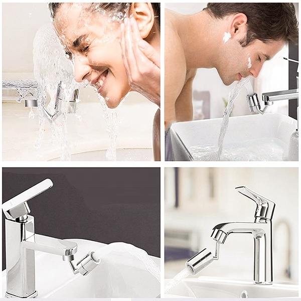 Universal Splash Filter Faucet Tap Aerator Swivel 720 Rotatable Faucet Sprayer Head