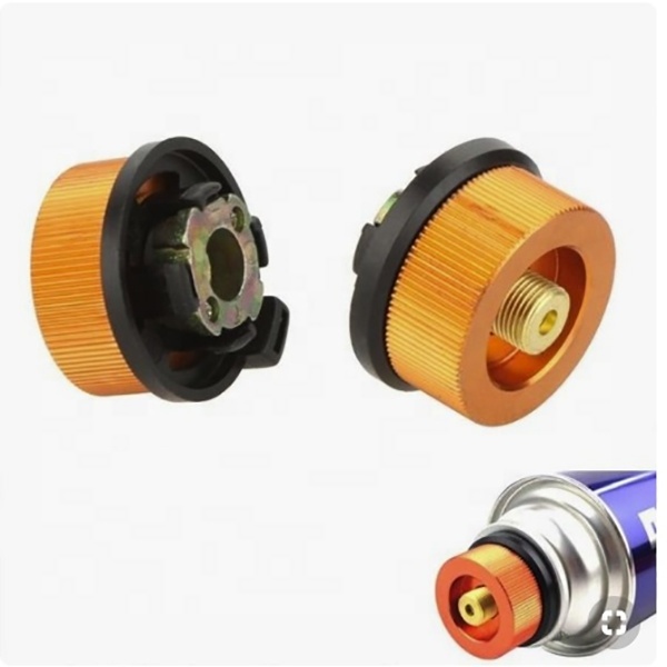 Dual Purpose camping gas stove adapter cartridge Gas Refill Adapter