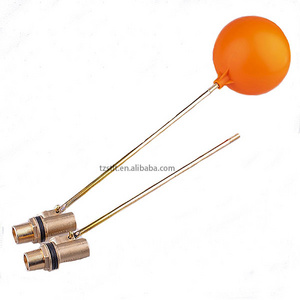 Tank brass float valve water forged zinc-alloy floating valve with plastic ball