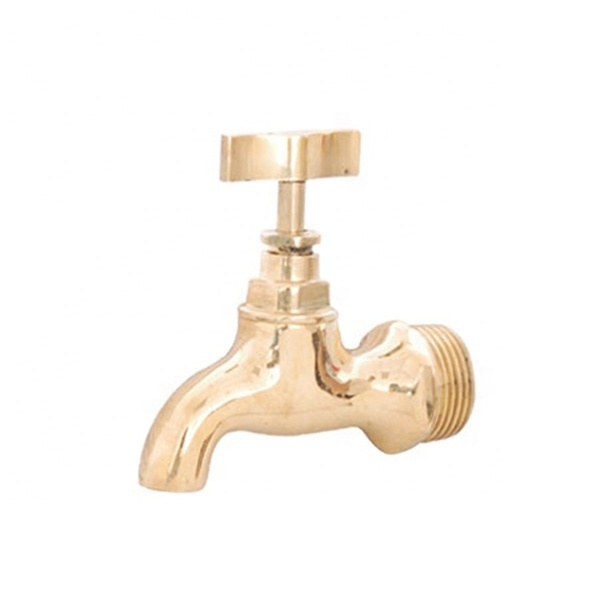 Long Bibcock Faucet Antique Brass Bathroom Mop Sink Faucets