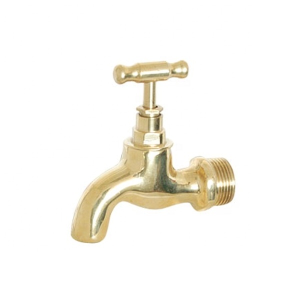 Long Bibcock Faucet Antique Brass Bathroom Mop Sink Faucets