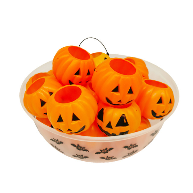 Sunup Wholesale 2023 New Design Halloween Props Portable Pumpkin Lantern Candy Basket