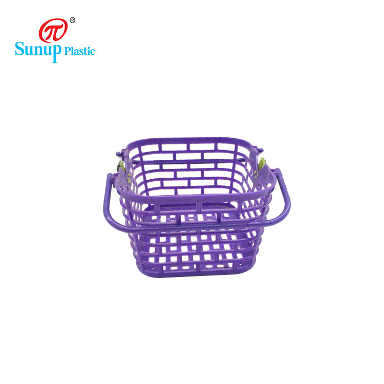 Customized Festival Products Halloween Series Lace Plastic Food Basket