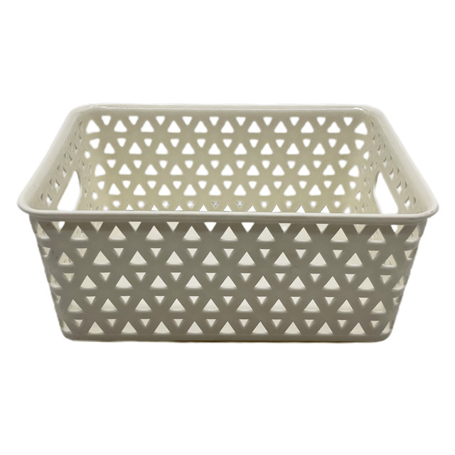 Buy Open desktop storage basket Sundry toy Box Cosmetics book stationery container Plastic household waste basket