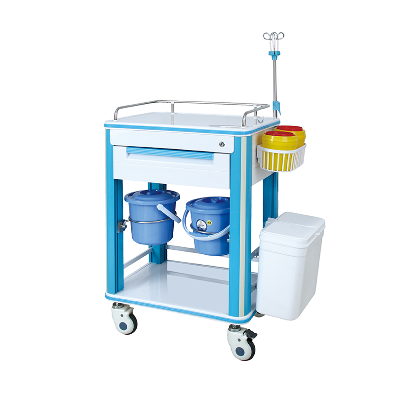 Hospital Treatment Trolleys Medicine Change Nursing Use ABS Emergency Cart Medical Trolley Rescue Cart