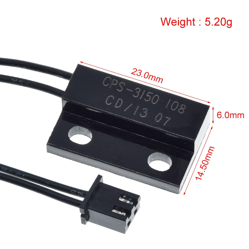 TZT  Normally Open Proximity Magnetic Sensor Reed Switch Magnet Switch PS-3150 Perfect for arduino