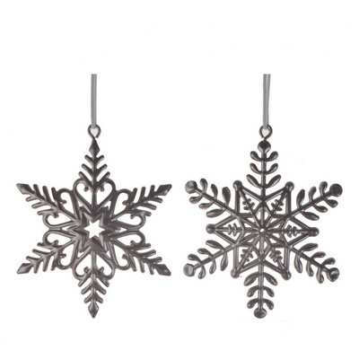 Snowflake Christmas tree hanging ornament metal decoration DIY crafts